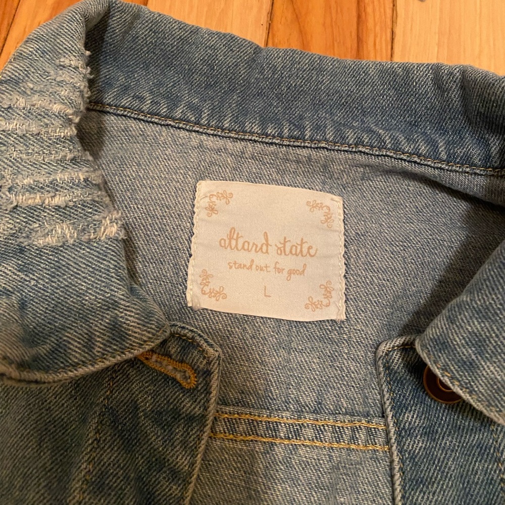 Distressed Altar’d State Jean jacket